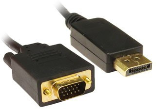 2M DISPLAY PORT M HD15 VGA BLACK