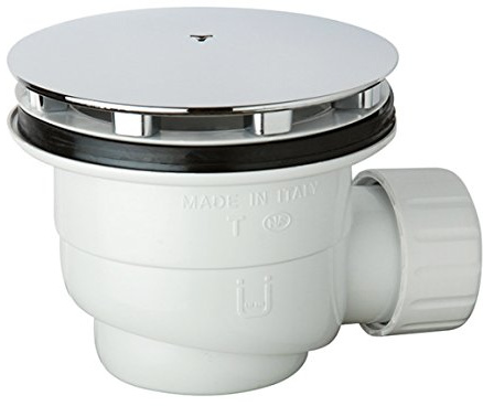 Bossini 5261.076.6 – 6176.45 con sifon per piatto doccia Ø 90 Cromato/cromato