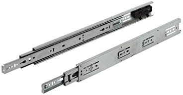 Gedotec Schubkastenauszug Accuride 3832 SC Schubladen-Schienen Vollauszug 450 mm | Kugelführung mit Selbsteinzug Seitliche Montage | Tragkraft 45 kg | 1 Paar - Schwerlast-Auszüge für Holz-Schubkästen