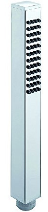 bath & more 150012393 Stab-Handbrause Quadratisch- Luftbeimischung, Messing, 25x25mm, 1- strahlig