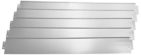 casa.pro Metall Rasenkante 5er Set 100cm Beetumrandung Beeteinfassung Mähkante 5m