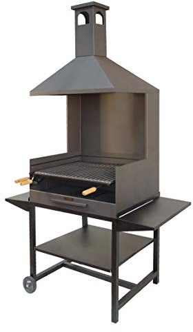 IMEX EL ZORRO Barbacoa Chimenea Especial Paellera, 72 x 60 x 217 cm