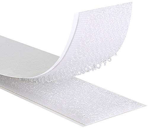 Klebeshop24 KLETTBAND-SET Självhäftande för utomhusbruk | Extra stark | Med akryllim | Värmebeständig | UV-beständig | Färg, längd, bredd kan väljas