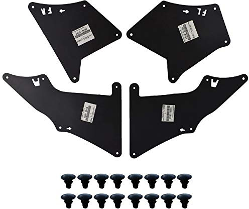 CXJYBH Mud Flap Anteriore Posteriore for Auto for Toyota Land Cruiser Prado 2003-2020 Paraspruzzi Mudflap Parafanghi Fender Liner Shield Grembiule Seal Paraspruzzi Auto
