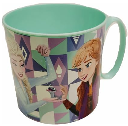 ALMACENESADAN, 3120; Taza Minnie Disney Frozen II Blue Forest; capacida 265 ml; Producto Reutilizable; Apto para microondas; Libre de BPA