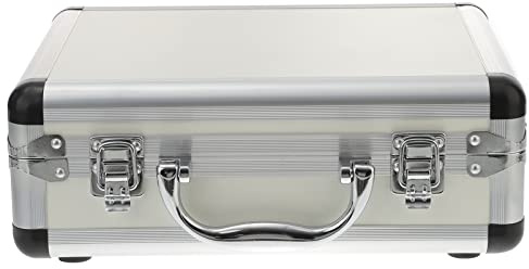 LIFKOME Boîte à Clé en Alliage D'aluminium Argentée Portable Légère Code Pratique, Organisateur D'outils pour Tournevis et Perceuse Électrique à Usage Domestique
