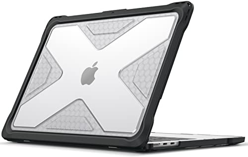Fintie Hülle Kompatibel mit MacBook Air M5 M4 M3 M2 13.6 (2026-2022) | A3449 A3240 A3113 A2681- Ganzkörper-Rugged Hybrid Schutzhülle TPU Stoßstange Case, Transparent
