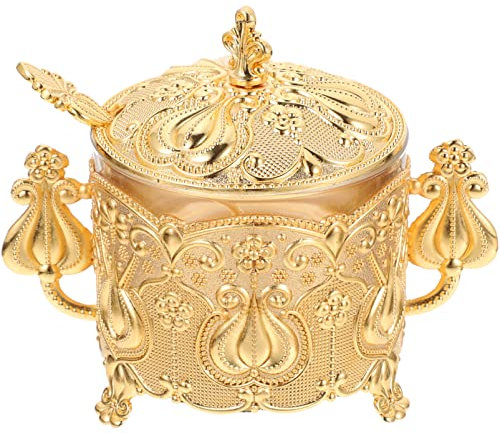 BESTonZON 1set Barattolo Decorativo Per Condimenti Di Contenitore Per Zucchero e Design Elegante e Funzionale Per Cucina e Ristoranti