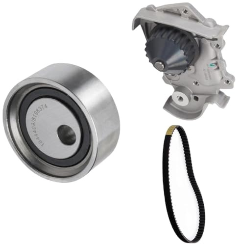RIDEX 3096W0545 Wasserpumpe + Zahnriemensatz Zähnezahl: 96 17 mm mit Dichtung Kompatibel mit RENAULT CLIO II BB0/1/2, CB0/1/2 KANGOO KC0/1 KANGOO Express FW0/1, DACIA SANDERO