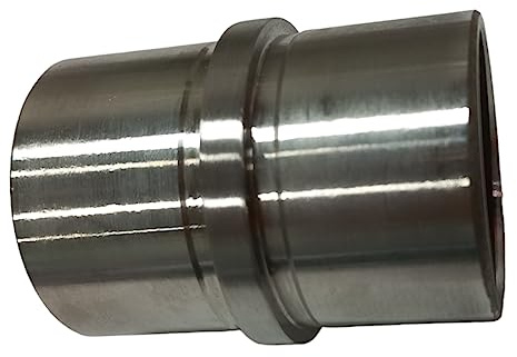 Racor de unión de acero inoxidable A4 satinado para tubo 42,4 mm, grosor 2 mm, protector corporal