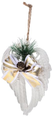 LIFKOME Weihnachtsbaum Anhänger Hängen Ornament Engel Weihnachtsdekorationen Innenbereich Wohndekor Hängedekor Tür Fenster Wand Weihnachtsornament Party Favor