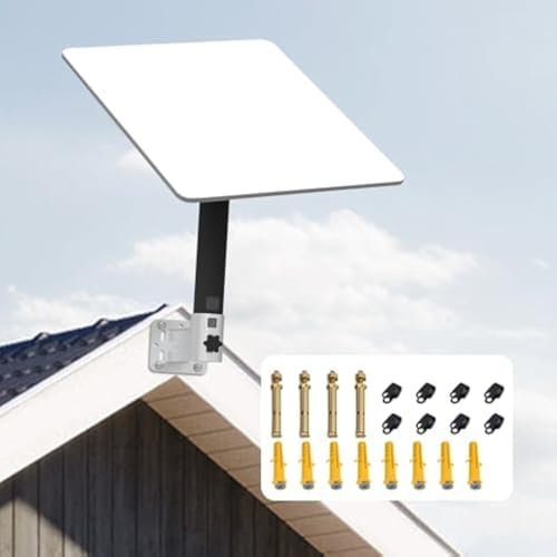 Väggmontering för Starlink Gen 2, Tunga takmonteringar för Starlink V2, Kort aluminiummonteringsfäste för takfot, Kompatibel med standard V2-satellitantenn