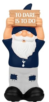 FOCO Officially Licensed Tottenham Hotspur Slogan Sign Football Garden Gnome