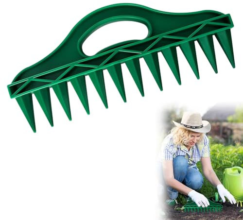 LUYANFX Dispensador de Semillas, Sembradora con 12 Agujeros, Esparcidor de Semillas, Accesorios de Jardín para Flores, Plantas, Hortalizas