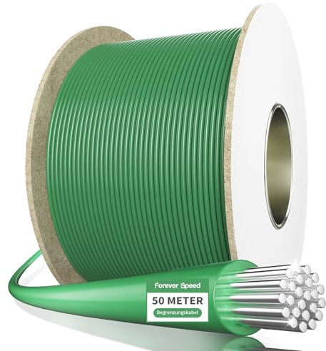 Cavo di limitazione universale, 2,7 mm, 50 m, per robot tosaerba, cavo limitatore per robot tosaerba, filo di rame rivestito con alluminio