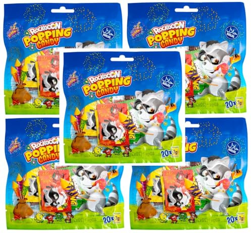 100 Sobres Popping Candy sabores Surtidos (Peta Z) Caramelo explota