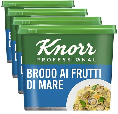 Knorr Brodo ai Frutti di Mare granulare - 570 Gr (Confezione da 4)