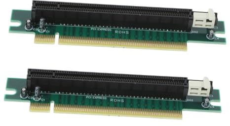 Pci-e Riser Adapterkarte 164p aus Silizium für Gpu, 2 Stück | Testbasis für Grafikkartensteckplatz, Flexible Montage, Erweiterungsschutz und Backup Einsatz