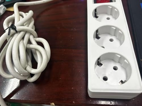 Steckdosenleiste mit USB Steckdosenadapter Doppelstecker für Steckdose für Büro Hause Reisen 1,5M 2359851,5M