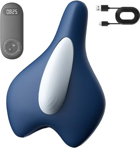 YFSMBD Entraîneur du Plancher Pelvien Kegel, Trainer des Muscles Pelviens Hommes et Femme, Massage Automatique et Thermothérapie, pour Maison Bureau et Fitness (Bleu)