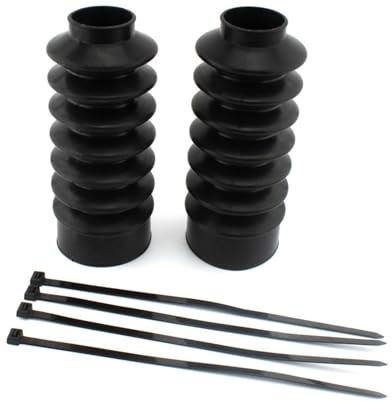 DGHBNP Copertura per Ammortizzatore Moto Adatto per Harley FXD e XL Sportster soffietti ammortizzatori per Forcella Anteriore per motociclette