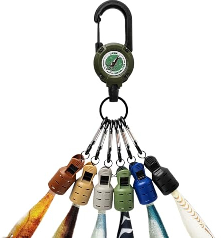 Hameçon de calmar - 6 pièces couvercles d'hameçon de calmar | Assortiment de protège-appâts légers, capuchons d'équipement de pêche, hameçons de bateau d'eau douce pour l'extérieur, l'eau salée, les p
