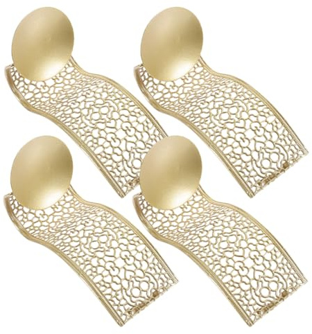 HOMOCONO Candelabros de Pared de Hierro Huecos 4 Piezas, Soporte para Velas Decorativo para Habitación, Decoración Colgante para Salón, Dormitorio y Pasillo, Apliques de Pared para Velas