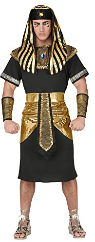 W WIDMANN MILANO Party Fashion - Disfraz de faraón para hombre, traje egipcio con túnica y accesorios para carnaval