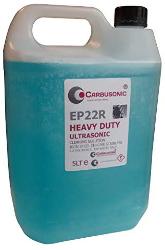 Ultrasonic cleaning solution fluid heavy duty de greaser suitable for all ultrasonic cleaning tanks 5 LT