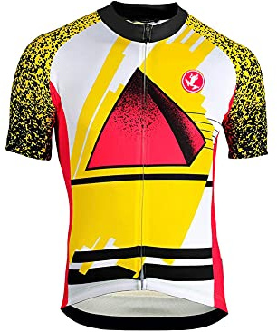 UGLY FROG Nationalflagge Vertikale Streifen Herren Fahrradtrikot,Outdoor Männer Kurzarm Radtrikot Jersey/Fahrradbekleidung, Schnell Rocknend Fahrradkleidung Für Rennrad,Radsport Shirt