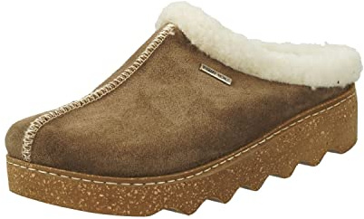 Rohde Damen, Frauen, Hausschuhe,warm gefüttert,verbandschuhe,therapieschuhe,Klett-Hausschuhe,Earth,39 EU / 6 UK