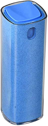 3-in-1-Fingerabdrucksicherer Bildschirmreiniger mit Schutzhülle Reinige Schale und wiederverwendbare interne Flasche Entfernt Schmutz-Bildschirmreiniger für Mobiltelefone (Blau)