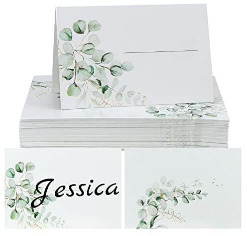 Tarjetas de Mesa 50 Hojas Tarjetas de Lugar 11 x 8,5 cm Tarjetas Mesa Boda Tarjeta de Mesa para Fiesta de Boda Comunión Bautizo Cumpleaños Confirmación Baby Shower