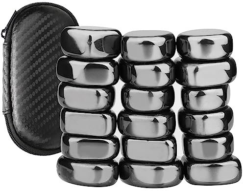 Anzmtosn 18 Set Kühlschrankmagnete - Dekorative Glascabochons Glasmagnete mit Mandala Muster 3D Magnete für Kühlschrank, Magnettafel, Whiteboard, Pinnwand Fidget Magnet Stressabbau Für Home Office