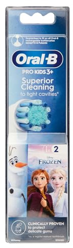 Oral B Pro Kids 3+ FROZEN RICAMBIO 2 Pezzi per SPAZZOLINO ELETTRICO