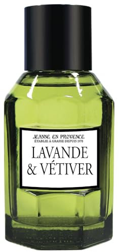 JEANNE EN PROVENCE - Eau de Toilette Homme - Profumo di lavanda e vetiver - Ingredienti di origine naturale - Made in France - Flacone da 100 ml