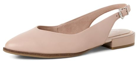MARCO TOZZI Damen Slingpumps mit Verstellbarem Riemen aus Leder
