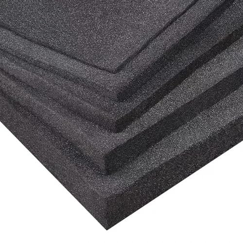 MEXEWORD Großes Loch Baumwoll-Aquarium-Schwammkissen Filter im Filter Praktischer biochemischer Aquarium-Schwamm-Teich Schwarzer Schaumschwamm Aquarium-Zubehör Aquarium-Filterarmaturen(30x30x4cm)