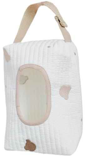 Borsa per pannolini, contenitore per salviettine umidificate, sacchetto riutilizzabile per salviette, porta salviettine per bambini, custodia portatile, custodia per salviette, custodia per salviette