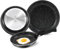 Dixmas Pfannenset, Pfanne 20/24/28 cm, Bratpfanne Set mit Abnehmbarem Griff, Antihaftbeschichtung, Platzsparend, Pfannen-Set für Alle Herdarten,Schwarz