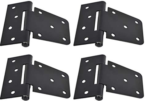 Verdeckte Scharniere mit sanftem Schließmechanismus, Scharniere für Schranktüren mit sanftem Schließmechanismus, 4-teiliges Scharnier, Schmuck-Klappbeschläge, Position für dekorative Zäune, Zauntore,