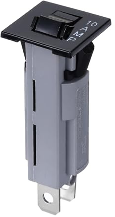 QUARKZMAN Interruttori Termici 125/250VAC 32VDC 10A Ripristino Manuale | Interruttore Elettrico a Pulsante Protettore Termico Sovraccarico, per Attrezzature Elettriche