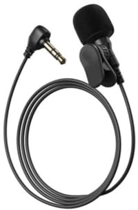 3,5 mm mikrofonsändare för mikrofon/mikrofon 2 kameraintervjuer videosändare