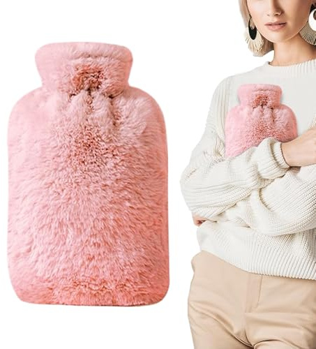 Bolsa De Agua Caliente 1L Duradero Y Portátil | Bolsa De Agua Caliente De PVC Para Alivio De Molestias Compresa Fría Oficina Viaje Adultos Niños Hombro Cuello Pies