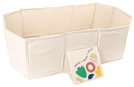 aqxreight Bañera para Niños Bañera Plegable Portátil Grande con Tapón de Drenaje y Tiempo para Niños para Plegable para de Viaje para Pequeños para Bebés (Beige)