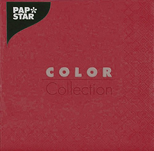 Papstar Servietten/14223 33x33cm bordeaux 1/4 Falz Inh.50