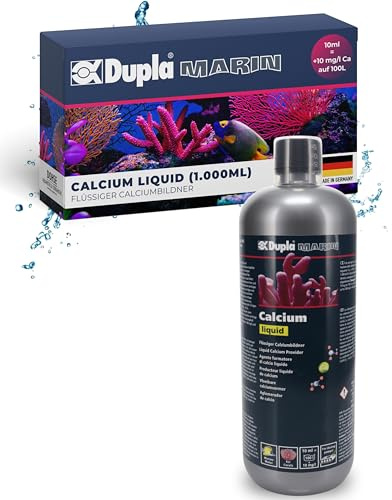 Dupla Marin Calcium liquid I 1.000 ml I Kalziumlösung für Aquarien I fördert gesundes Korallenwachstum I effiziente Wasseraufbereitung für Meerwasseraquarien I flüssiger Calciumbildner