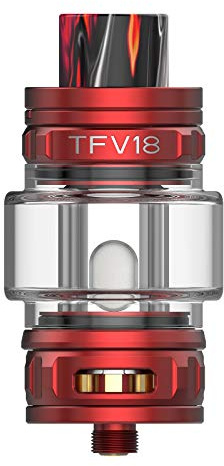 SMOK TFV18 Tanque 7.5ML Sub Ohm Tanque 31.6mm Atomizador Electrónico Ajuste de Cigarrillo TFV18 Malla TFV18 Malla Doble Bobina RBA
