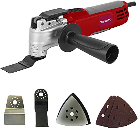 Yamato Utensile elettrico multifunzione 260 W con 4 accessori, Cranberry