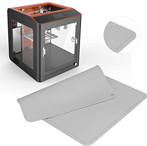 3D-Drucker-Matte Slap Mat Silikon-Slap-Matte 410 X 310 Mm Lichtempfindliches Harz-Schutzpad 3D-Drucker-Silikon-Slap-Matte Geeignet für Alle Drucker(Grau)
